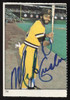Mike Easler Autographed 1982 Fleer Stamps Card #74 Pittsburgh Pirates SKU #264244