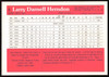 Larry Herndon Autographed 1983 Donruss Action All Stars Card #5 Detroit Tigers SKU #264337