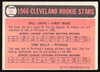Tom Kelley Autographed 1966 Topps Rookie Card #44 Cleveland Indians SKU #264427