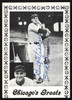 Zeke Bonura Autographed 1976 Chicago's Greats Card Chicago White Sox Black Border SKU #264540