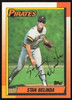Stan Belinda Autographed 1990 Topps Rookie Card #354 Pittsburgh Pirates SKU #264562