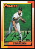 Stan Belinda Autographed 1990 Topps Rookie Card #354 Pittsburgh Pirates SKU #264563