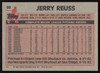 Jerry Reuss Autographed 1983 Topps Card #90 Los Angeles Dodgers SKU #264651