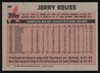 Jerry Reuss Autographed 1983 Topps Card #90 Los Angeles Dodgers SKU #264652