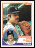Dave Rucker Autographed 1983 Topps Card #304 Detroit Tigers SKU #264664