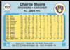 Charlie Moore Autographed 1982 Fleer Card #150 Milwaukee Brewers SKU #264735