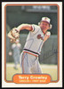Terry Crowley Autographed 1982 Fleer Card #160 Baltimore Orioles SKU #264736