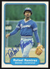 Rafael Ramirez Autographed 1982 Fleer Card #447 Atlanta Braves SKU #264766