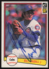 Bill Caudill Autographed 1982 Donruss Card #426 Chicago Cubs SKU #264862