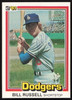 Bill Russell Autographed 1981 Donruss Card #57 Los Angeles Dodgers SKU #264976