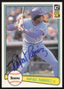 Rafael Ramirez Autographed 1982 Donruss Card #546 Atlanta Braves SKU #263597