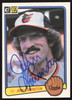 John Lowenstein Autographed 1983 Donruss Card #153 Baltimore Orioles SKU #263717