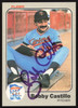 Bobby Castillo Autographed 1983 Fleer Card #608 Minnesota Twins SKU #263803