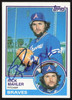 Rick Mahler Autographed 1983 Topps Card #76 Atlanta Braves SKU #263813