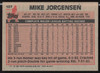 Mike Jorgensen Autographed 1983 Topps Card #107 New York Mets SKU #263816