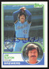 Jim Slaton Autographed 1983 Topps Card #114 Milwaukee Brewers SKU #263818