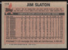 Jim Slaton Autographed 1983 Topps Card #114 Milwaukee Brewers SKU #263818