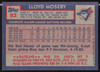 Lloyd Moseby Autographed 1984 Topps Card #92 Toronto Blue Jays SKU #264011