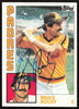 Bruce Bochy Autographed 1984 Topps Card #571 San Diego Padres SKU #264058