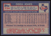 Odell Jones Autographed 1984 Topps Card #734 Texas Rangers SKU #264075