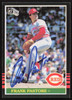 Frank Pastore Autographed 1985 Donruss Card #550 Cincinnati Reds SKU #264088