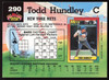 Todd Hundley Autographed 1992 Stadium Club Card #290 New York Mets SKU #264151