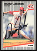 Danny Jackson Autographed 1989 Fleer Card #163 Cincinnati Reds SKU #264277