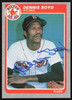 Dennis Oil Can Boyd Autographed 1985 Fleer Card #152 Boston Red Sox SKU #264293