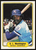 U. L. Washington Autographed 1982 Fleer Card #424 Kansas City Royals SKU #264772