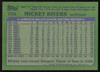 Mickey Rivers Autographed 1982 Topps Card #704 Texas Rangers SKU #264829