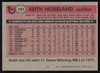Keith Moreland Autographed 1981 Topps Card #131 Philadelphia Phillies SKU #264898