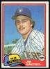 Jim Gantner Autographed 1981 Topps Card #482 Milwaukee Brewers SKU #264936