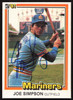 Joe Simpson Autographed 1981 Donruss Card #168 Seattle Mariners SKU #264981