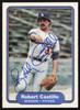 Robert Bobby Castillo Autographed 1982 Fleer Card #2 Los Angeles Dodgers SKU #263609