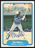 Ed Miller Autographed 1982 Fleer Card #441 Atlanta Braves SKU #263649