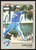 Luis Leal Autographed 1983 Fleer Card #432 Toronto Blue Jays SKU #263794