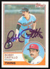 Bobby Castillo Autographed 1983 Topps Card #327 Minnesota Twins SKU #263835