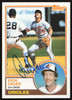 Rich Dauer Autographed 1983 Topps Card #579 Baltimore Orioles SKU #263857