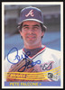 Pete Falcone Autographed 1984 Donruss Card #385 Atlanta Braves SKU #263921