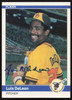 Luis DeLeon Autographed 1984 Fleer Card #297 San Diego Padres SKU #263986