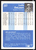 Luis DeLeon Autographed 1984 Fleer Card #297 San Diego Padres SKU #263987