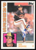 Sid Monge Autographed 1984 Topps Card #224 San Diego Padres SKU #264027