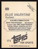 Ellis Valentine Autographed 1982 Topps Stickers Card #69 New York Mets SKU #264222