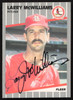 Larry McWilliams Autographed 1989 Fleer Card #458 St. Louis Cardinals SKU #264278