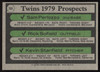 Rick Sofield Autographed 1979 Topps Rookie Card #709 Minnesota Twins SKU #264399