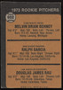 Mel Behney Autographed 1973 Topps Rookie Card #602 Cincinnati Reds SKU #264408