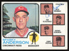 Alex Grammas Autographed 1973 Topps Card #296 Cincinnati Reds SKU #264439