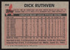 Dick Ruthven Autographed 1983 Topps Card #484 Philadelphia Phillies SKU #264675