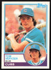 Tom Veryzer Autographed 1983 Topps Traded Card #121T Chicago Cubs SKU #264688