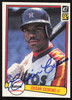Cesar Cedeno Autographed 1982 Donruss Card #118 Houston Astros SKU #264692